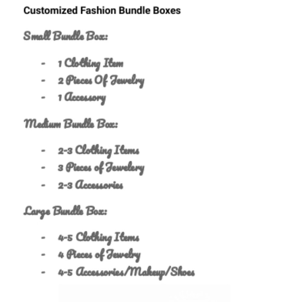 Customized Fashion Box